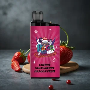 IGET Bar 3500 Puffs 1400 mAh Cereja Morango Fruta do Dragão PC+ALU