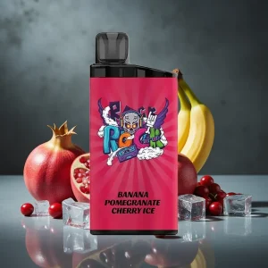 IGET Bar 3500 Puffs Banana Romã Cereja Gelo 1.2 Ohm Mesh Coil 1400 mAh