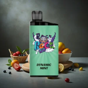IGET Bar 3500 Puffs Dynamic Menta Vape Descartável com Bobina Mesh 1.2 Ohm e Bateria 1400 mAh