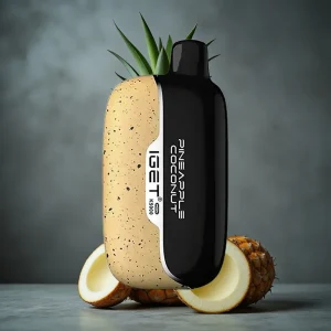 IGET Moon K5000 Puffs Disposable Vape Abacaxi Coco 81.5g 1.35 Ohm Mesh 49.5×25.3×99.4mm