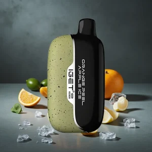 IGET Moon K5000 Puffs Disposable Vape Casca de Laranja Maçã Gelada 81.5g PC 1.35 Ohm