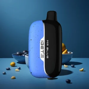 IGET Moon K5000 Puffs Disposable Vape Mr Blue 81.5g PC 1.35 Ohm 49.5×25.3×99.4mm