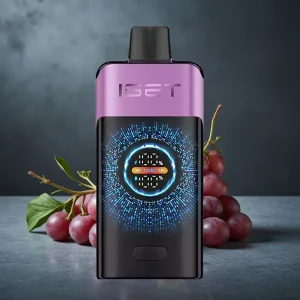 IGET ONE 12000 Puffs Disposable Vape Chupa Chups Uva Tela Colorida Curva Grande Bateria 2700 mAh
