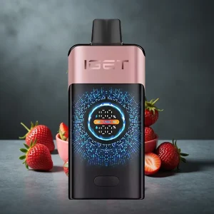 IGET ONE 12000 Puffs Disposable Vape Tela Curva Grande Sabor Morango Chupa Chups 2700mAh