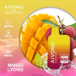 Importação Cigarro Eletrónico Portugal – Aivono AIM BOXX 4000 lichia de manga FR2FJJ216