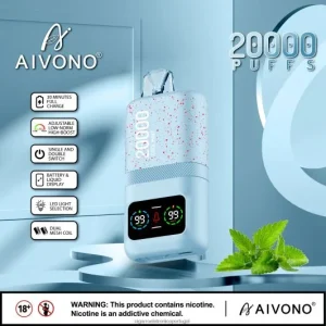 Importação Cigarro Eletrónico Portugal – Aivono AIM magic 20.000 menta fresca FR2FJJ84