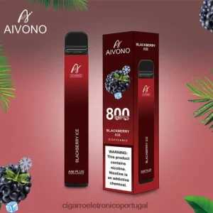 Importação Cigarro Eletrónico Portugal – Aivono AIM PLUS 800 gelo de amora FR2FJJ172
