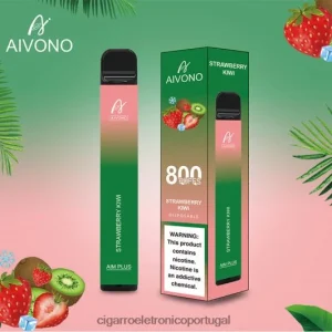 Importação Cigarro Eletrónico Portugal – Aivono AIM PLUS 800 kiwi morango FR2FJJ194
