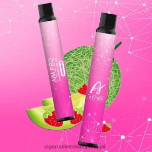 Importação Cigarro Eletrónico Portugal – Aivono AIM PRO 1500 melão de morango FR2FJJ161