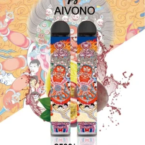 Importação Cigarro Eletrónico Portugal – Aivono AIM SNAKE 2500 limonada de maracujá FR2FJJ315