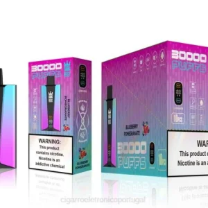 Importação Cigarro Eletrónico Portugal – Bang Box Tela inteligente de 30.000 baforadas pomgerante de mirtilo 8T6080