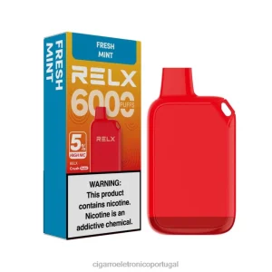 Importação Cigarro Eletrónico Portugal – hortelã fresca RELX Crush Pocket 6000 5% de alta frequência NL26829
