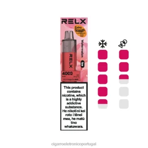 Importação Cigarro Eletrónico Portugal – melancia (gelo) RELX MagicGo 4000 vapores descartáveis NL2687