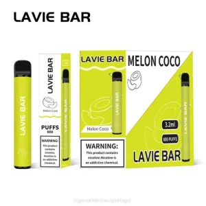 Importação Cigarro Eletrónico Portugal – melão coco LAVIE BAR 800 baforadas DDN0315
