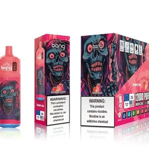 importação cigarro eletrónico portugal RB64120 suco de morango Bang Box 12.000 baforadas