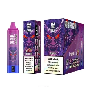 importação cigarro eletrónico portugal RB64130 gelo de uva Bang Box 20.000