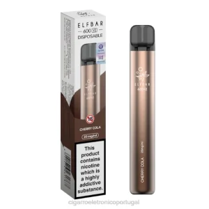 importação cigarro eletrónico portugal RB64280 cola de cereja ELFBAR 600V2 20mg
