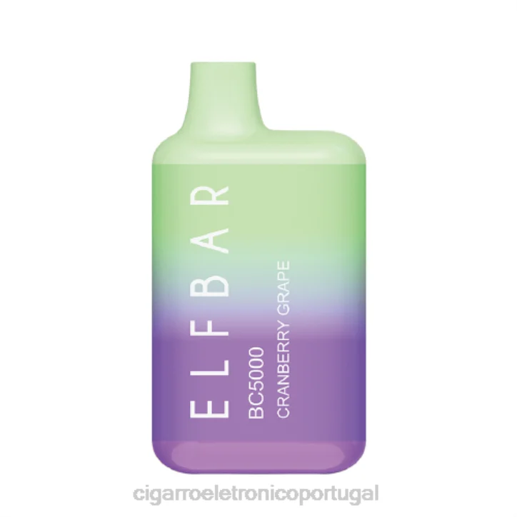 importação cigarro eletrónico portugal RB64300 uva amora ELFBAR BC5000