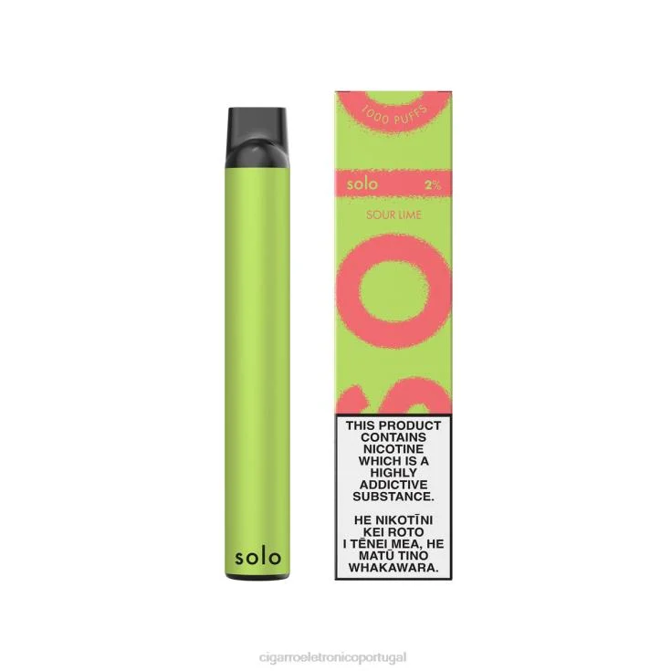 Importação Cigarro Eletrónico Portugal – Solo vaporizador descartável limão azedo X8RN818