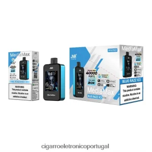 JNR MediaMax 40k sopro J6086821 gelo azul vaporizador de ervas atacado