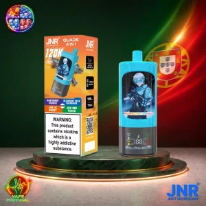 JNR Quads 120K | Vape Descartável Portugal 2% Nicotina – VapePortugal.pt - Loja Online de Vapes Descartáveis em Portugal