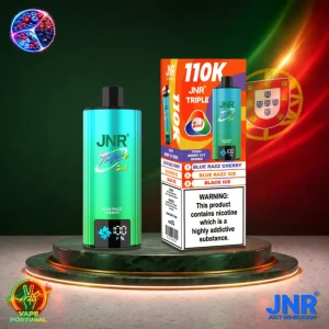 JNR Triple 110K Puffs | Vape Descartável 3 em 1 Portugal 2% Nicotina