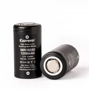 Keeppower 18350 10A 1200mah (pack 2) +Caixa