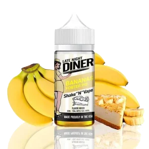 Late Night Diner - Bananas Foster 50ml Shortfill em Frasco de 100ml by Halo