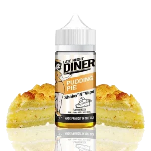 Late Night Diner - Pudding Pie 50ml Shortfill em Frasco de 100ml by Halo