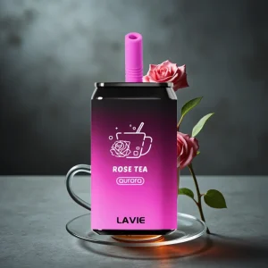 LAVIE Aurora 11000 Puffs Disposable Vape Chá de Rosa 22ML Tipo-C Recarregável