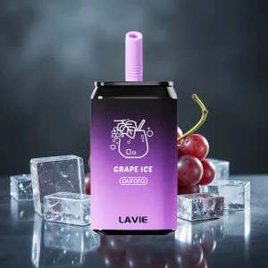 LAVIE Aurora 11000 Puffs Recarregável Tipo C 22ML Uva Gelo 0%/2%/5% Nicotina