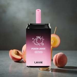 LAVIE Aurora 11000 Puffs Suco de Pêssego 22ML 5% Tipo-C Recarregável