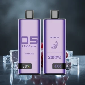 Lavie Cube 20000 Puffs Descartável Grape Ice 28ML 600mAh Type C