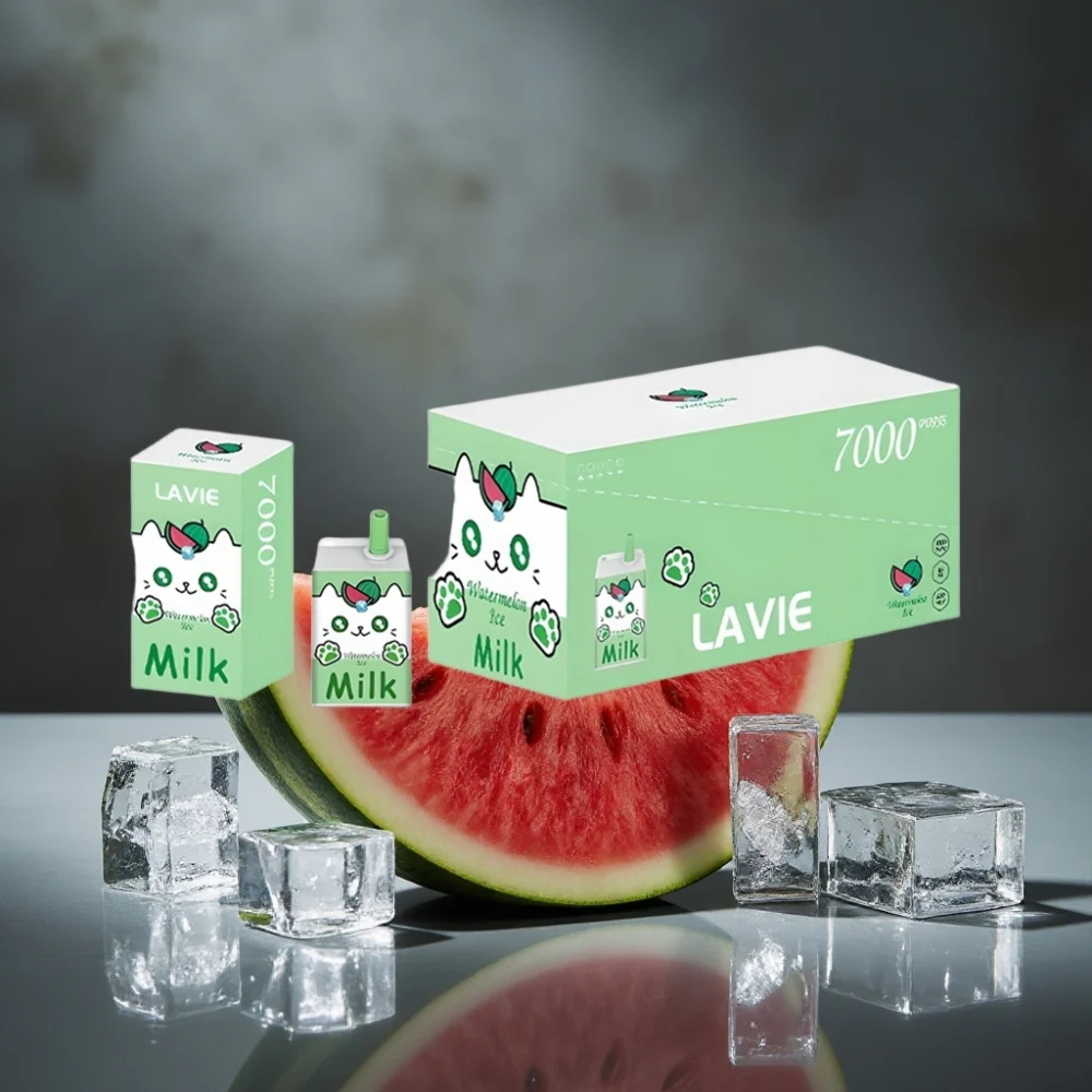 LAVIE Milk 7000 Puffs 16ML Melancia Gelada Recarregável Type C - Image 2