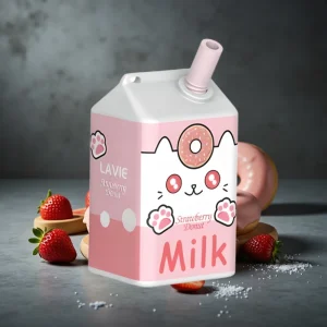 LAVIE Milk 7000 Puffs 16ML Morango Donut Tipo C Recarregável