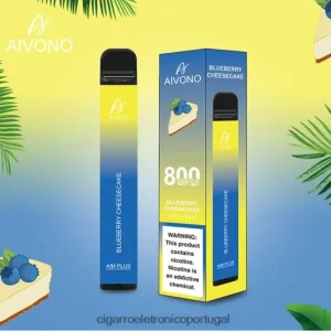 Loja Cigarro Eletronico Portugal – Aivono AIM PLUS 800 cheesecake de mirtilo FR2FJJ174