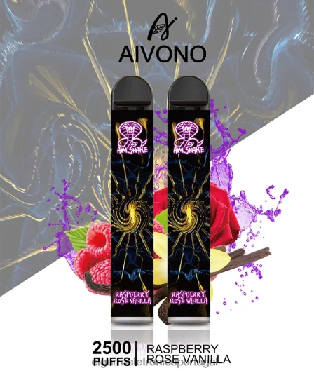 Loja Cigarro Eletronico Portugal – Aivono AIM SNAKE 2500 framboesa rosa baunilha FR2FJJ317