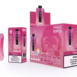 Loja Cigarro Eletronico Portugal – Bang Beach Vape de tela inteligente de 20.000 sopros gelo de pêssego 8T609