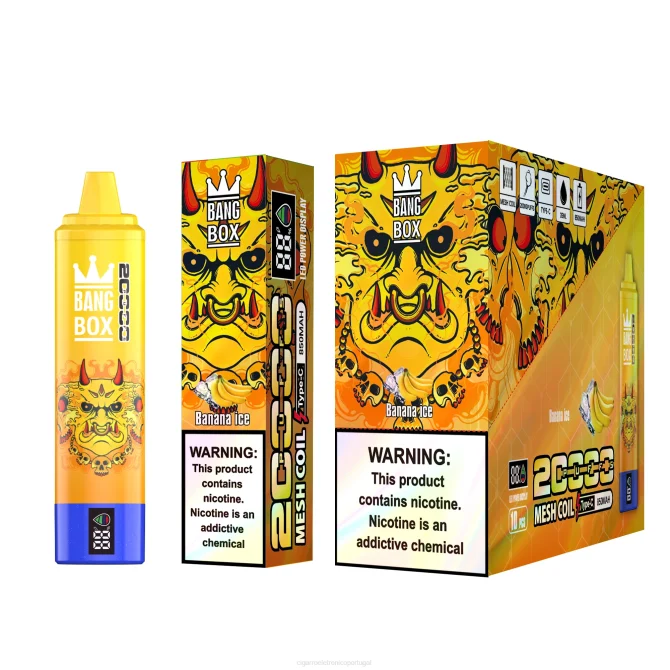 Loja Cigarro Eletronico Portugal – Bang Box 20.000 gelo de banana 8T6057