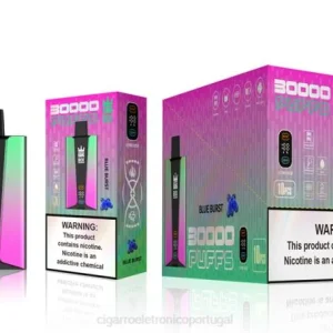 Loja Cigarro Eletronico Portugal – Bang Box Tela inteligente de 30.000 baforadas explosão azul 8T6082