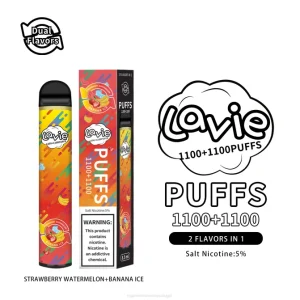 Loja Cigarro Eletronico Portugal – melancia de morango/gelo de banana LAVIE BAR Switch 2.200 baforadas DDN0295