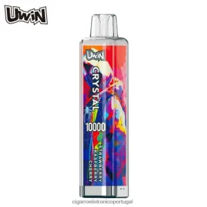 Loja Cigarro Eletronico Portugal – UWIN CRYSTAL 10.000 vapores descartáveis morango framboesa cereja FR2FJJ372