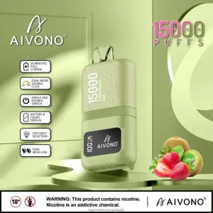 Loja De Cigarro Eletronico Portugal – Aivono AIM magic 15.000 kiwi morango FR2FJJ63