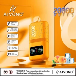 Loja De Cigarro Eletronico Portugal – Aivono AIM magic 20.000 gelo de pêssego FR2FJJ85