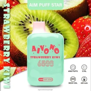 Loja De Cigarro Eletronico Portugal – Aivono AIM PUFF STAR 6500 kiwi morango FR2FJJ294