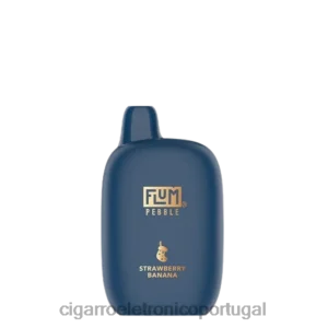 Loja De Cigarro Eletronico Portugal – FLUM PEBBLES 6000 baforadas (edição de natal) banana morango V6VXN12