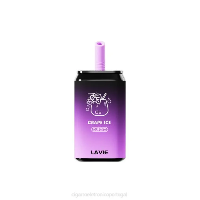 Loja De Cigarro Eletronico Portugal – gelo de uva LAVIE Aurora 11.000 baforadas DDN0151