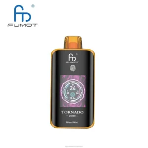 Loja De Cigarro Eletronico Portugal – hortelã de miami Fumot Tornado 25.000 vapores descartáveis VN6L8