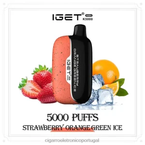 Loja De Cigarro Eletronico Portugal – IGET Moon k5000 morango laranja verde gelo 280PF12