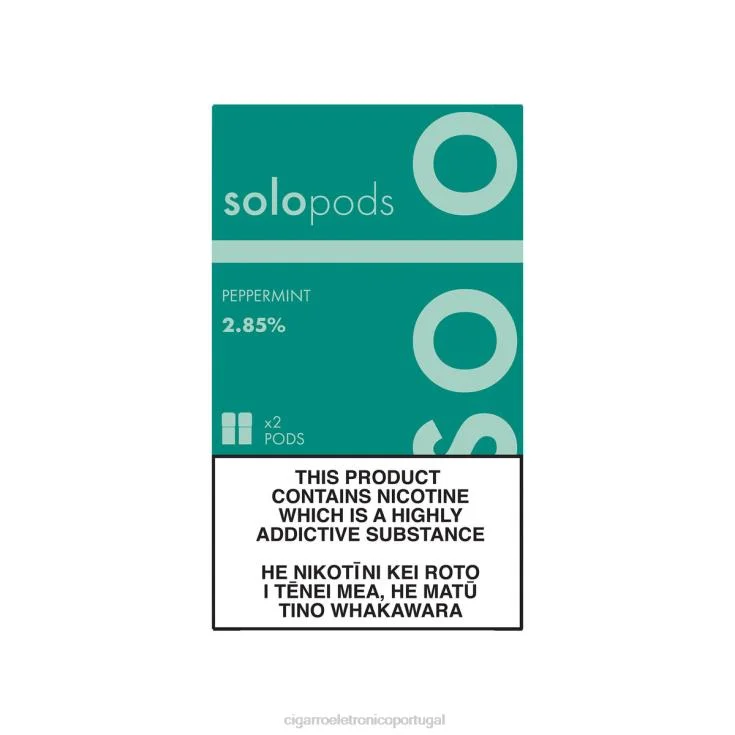 Loja De Cigarro Eletronico Portugal – Solo cápsula de reposição pacote com 2 hortelã-pimenta X8RN863